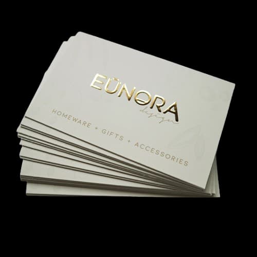 Foil Silver & Gold Business Cards service