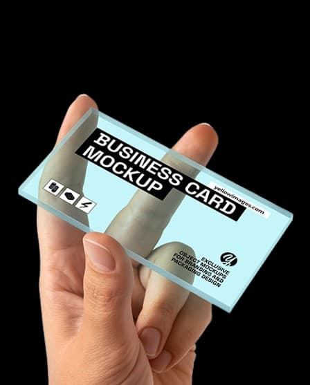Transparent Plastic Business Cards service